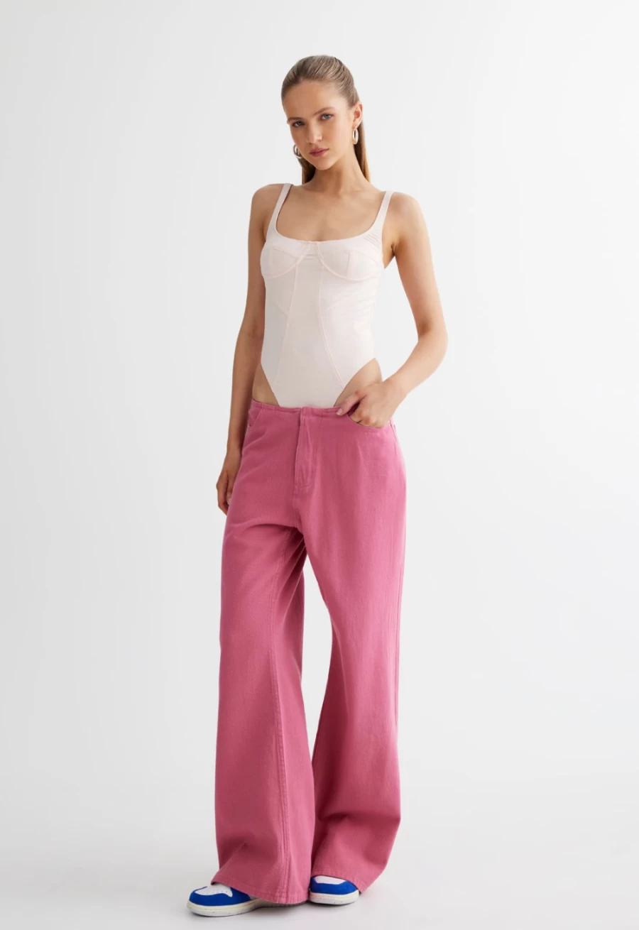 Lioness Women's Ballet Pink Je Taime Bodysuit - Soft Lingerie & Loungewear